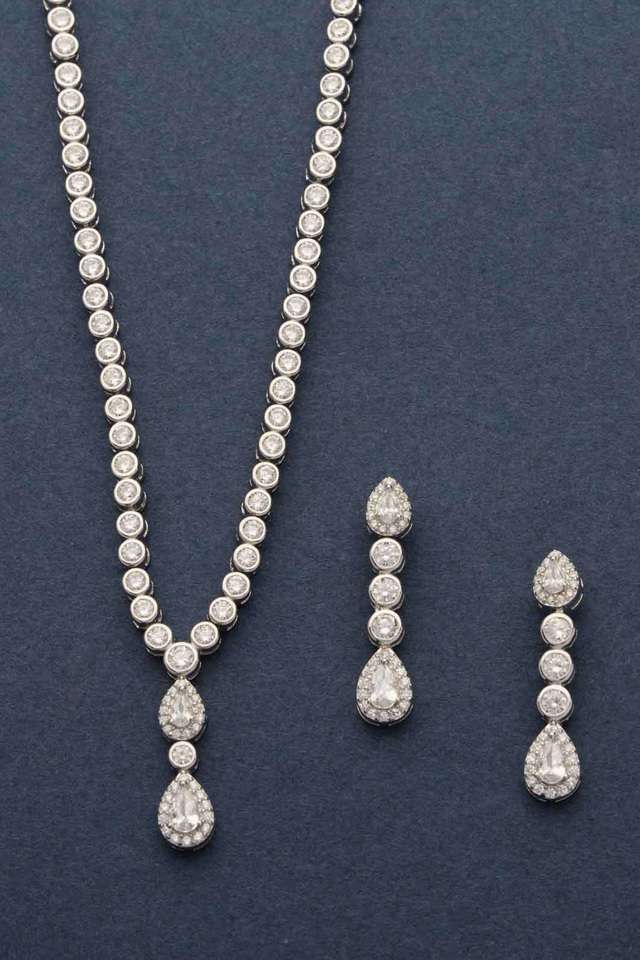 Leaf-Single-Polki-Drop-Necklace-Set
