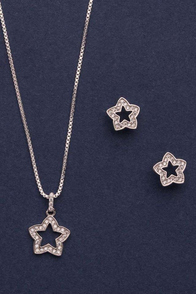 Star-Light-Silver-Necklace-Set