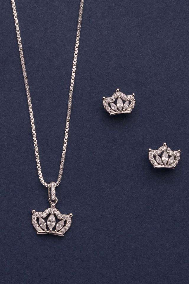 Queen-Crown-Stone-Necklace-Set