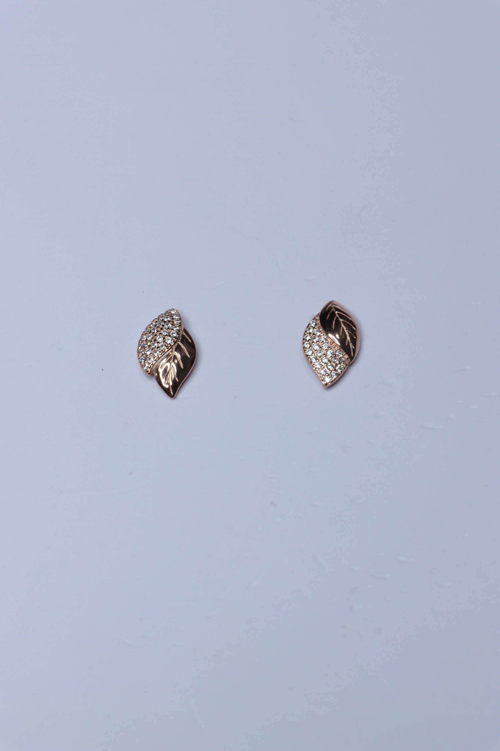 Rose-Gold-Collection-Silver-Casual-Wear-Women-Luminous-Charm-Tops-Earrings