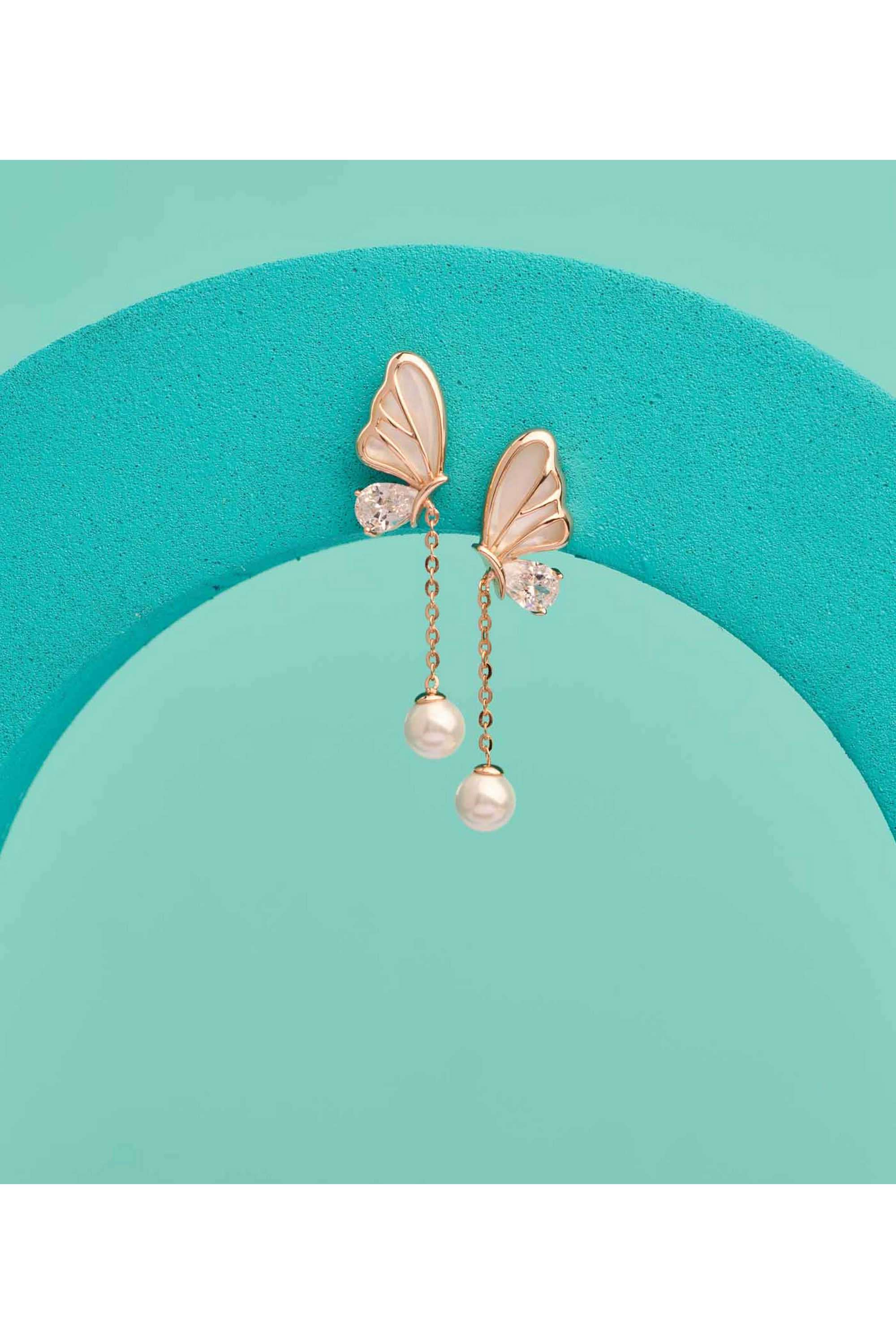Silver-Casual-Wear-Women-Earrings-Sparkling-Horizon-Top