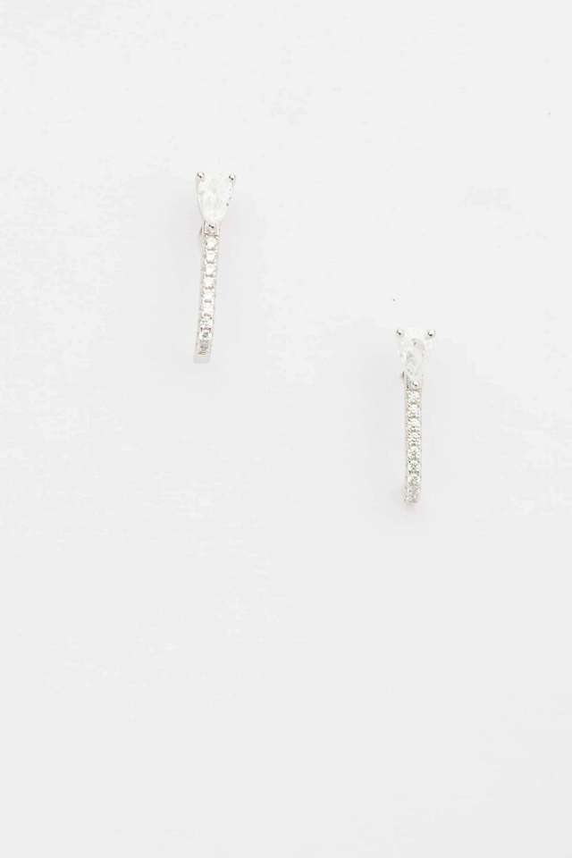 Silver-Stone-Hoop-Earrings