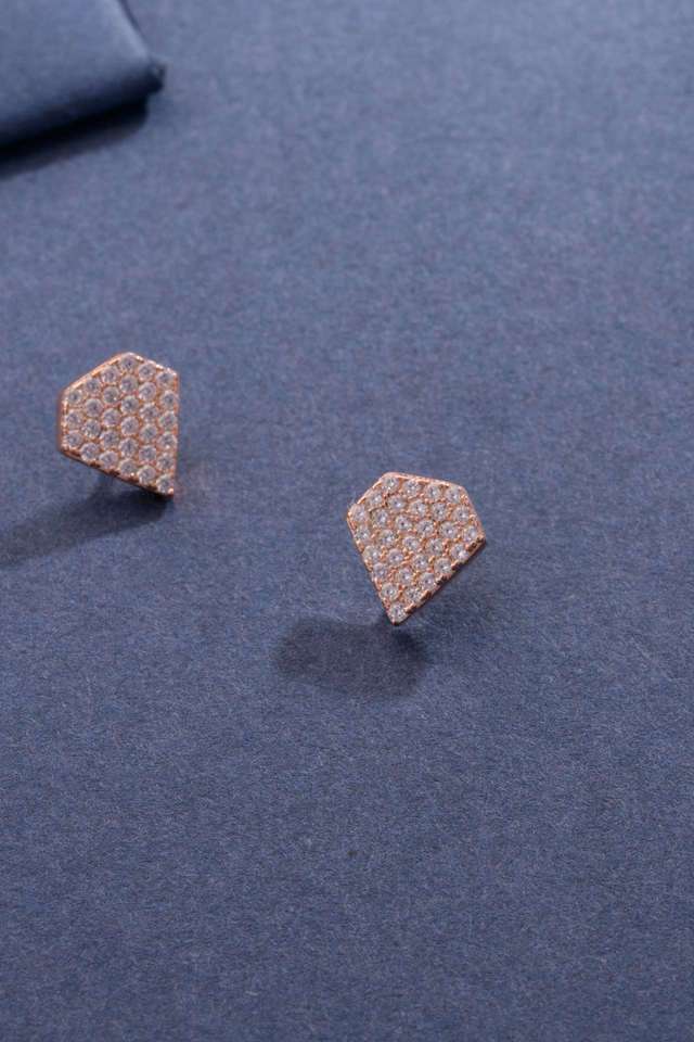 Silver-Diamond-Earrings