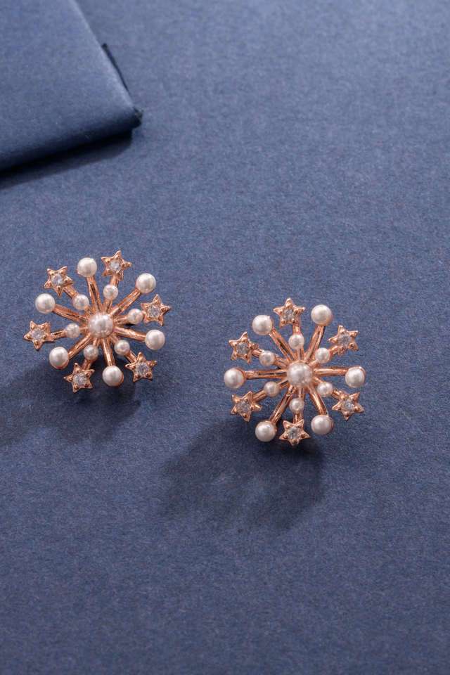 Silver-Snowflake-Earrings