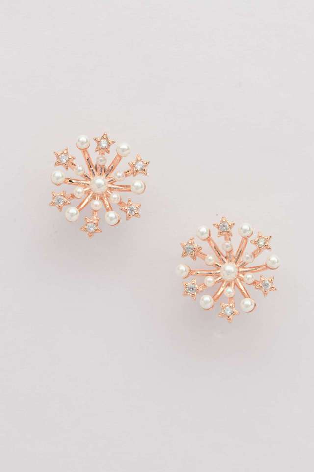 Silver-Snowflake-Earrings