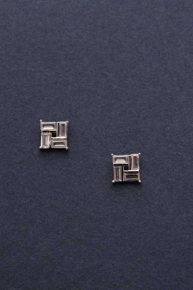 Silver-Square-Studs