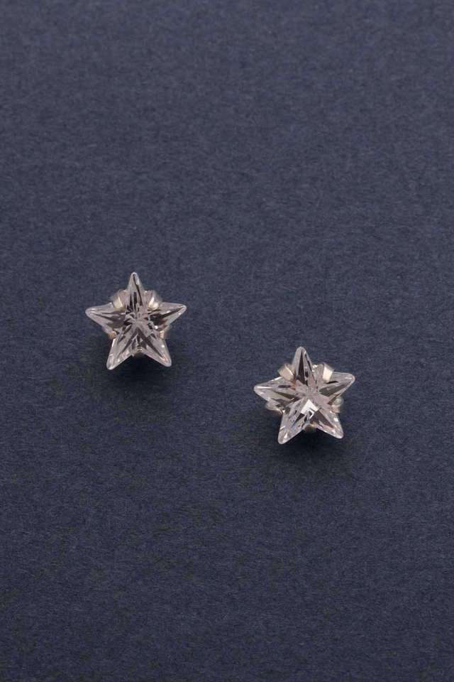 Star-Shape-Silver-Studs