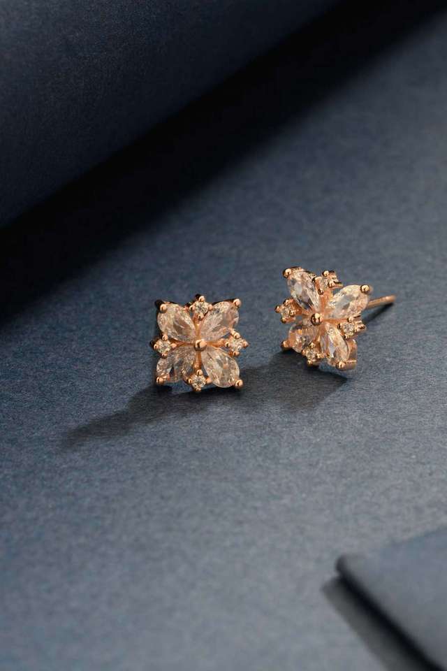 Rose-Gold-Star-Square-Studs