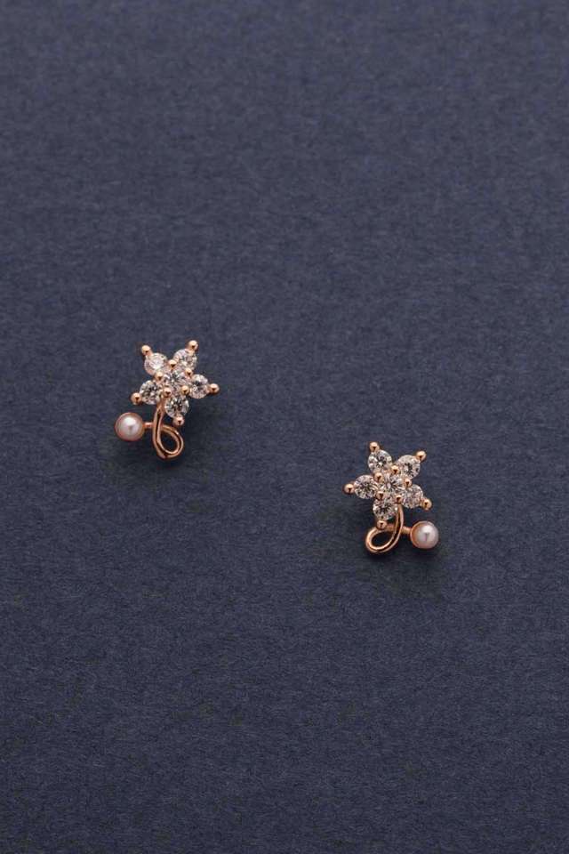 Rose-Gold-Floral-Studs