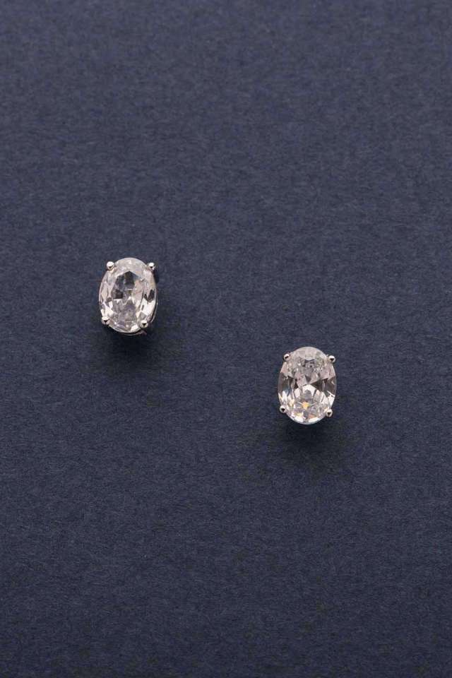 Silver-Oval-Studs