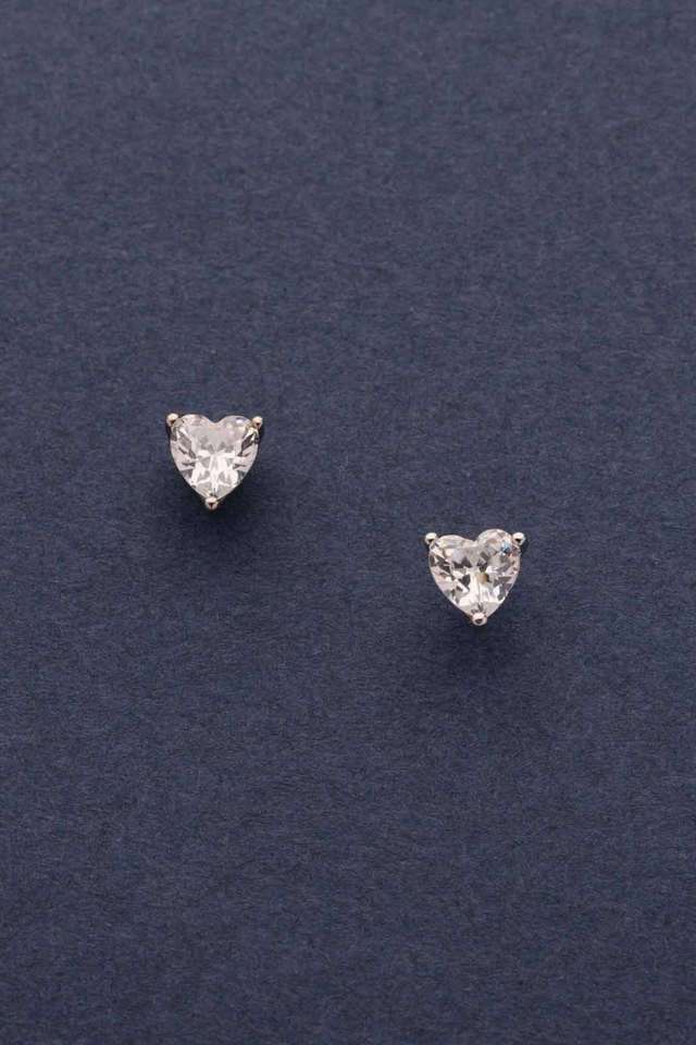 Triangle-Stone-Silver-Studs