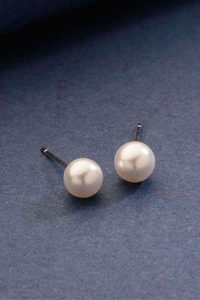 Sterling-Silver-White-Pearl-Earrings