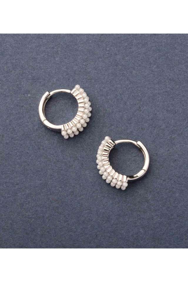 Silver-Circle-Earrings