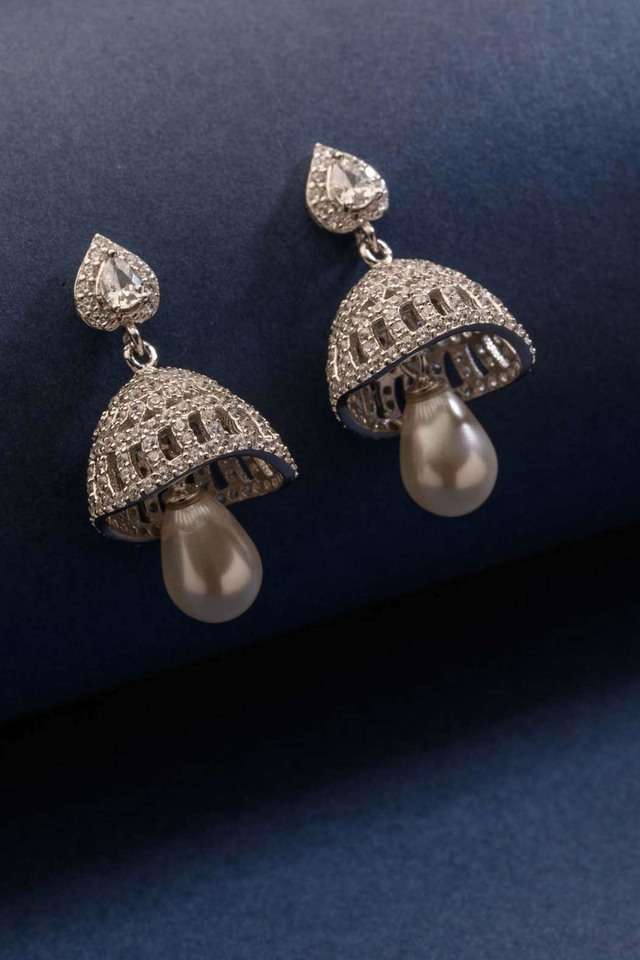 Circle-White-Pearl-Earrings-For-Women
