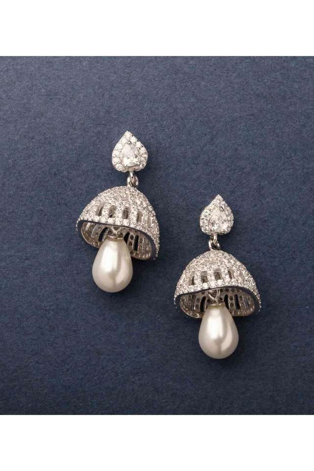 Circle-White-Pearl-Earrings-For-Women