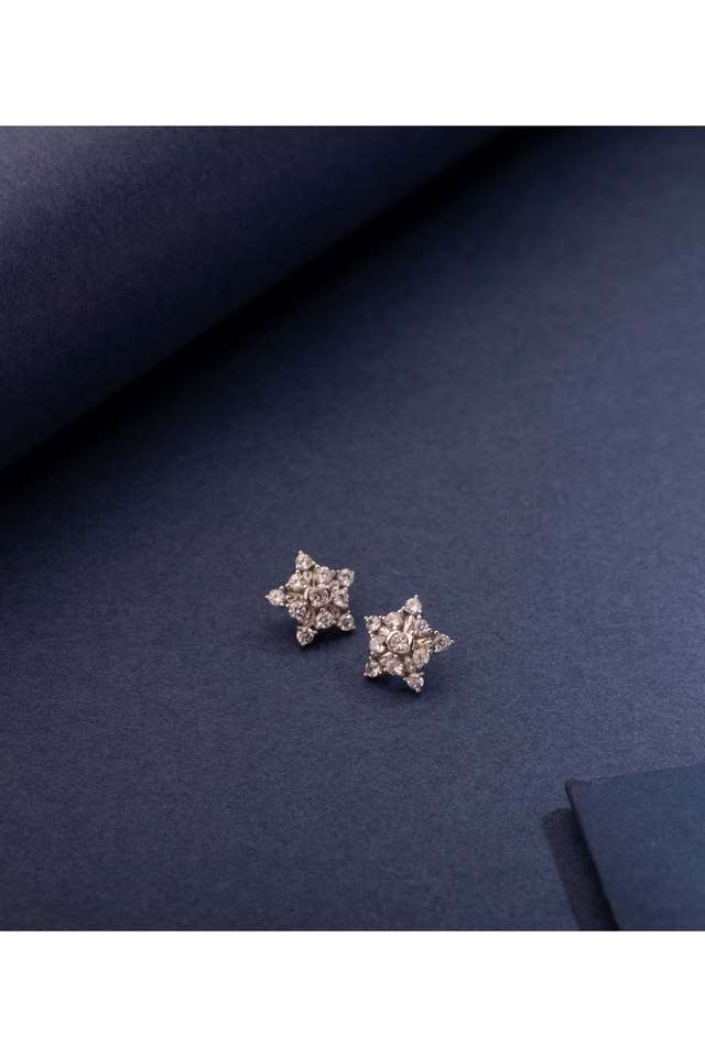 Silver-Solitaire-Studs