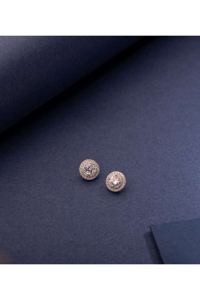 Textured-Silver-Disc-Earrings