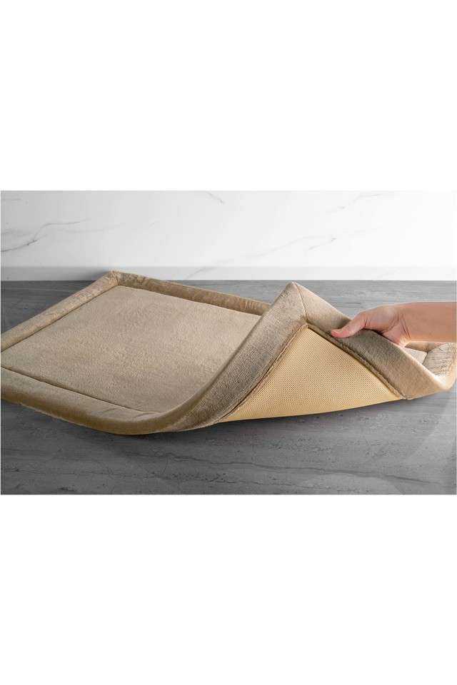 Anti-Skid-Super-Soft-Bath-Carpet-40-x-60-cm---Dark-Beige