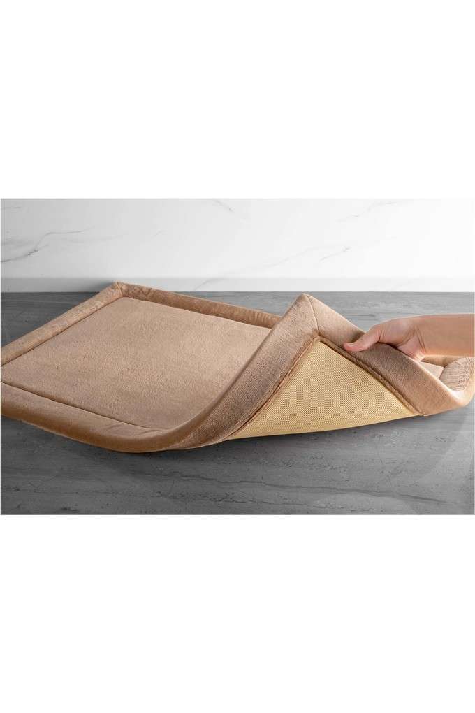 Anti-Skid-Super-Soft-Bath-Carpet-40-x-60-cm---Light-Beige