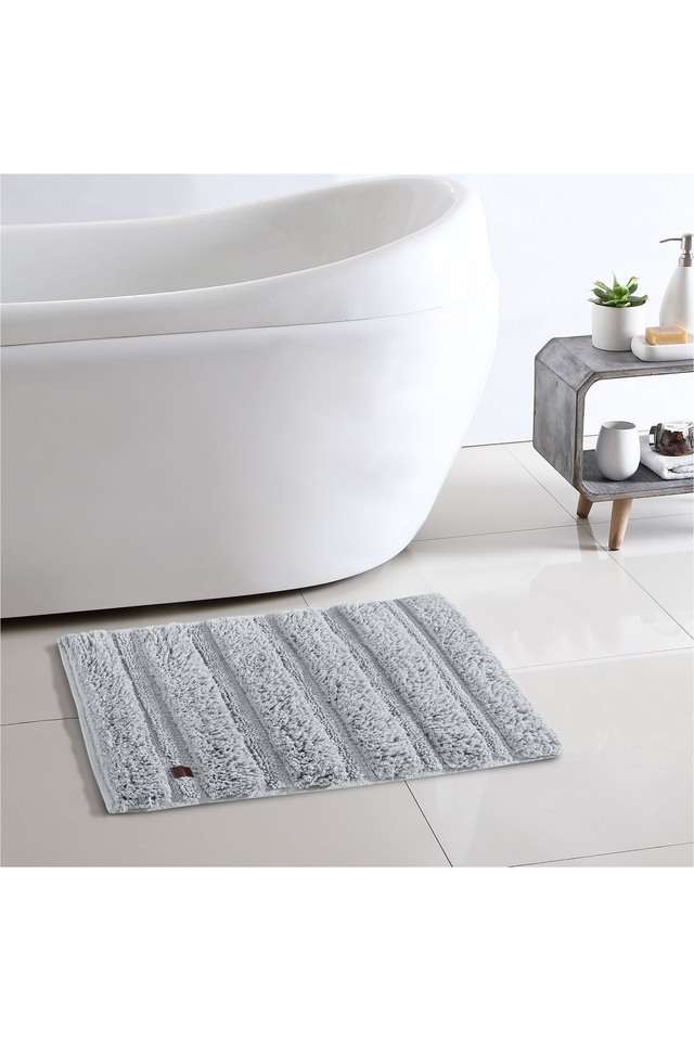 Resort-Anti-Slip-Cotton-Bathmat-Super-Soft-&-Super-Absorbent---50-x-80-cm---Fog