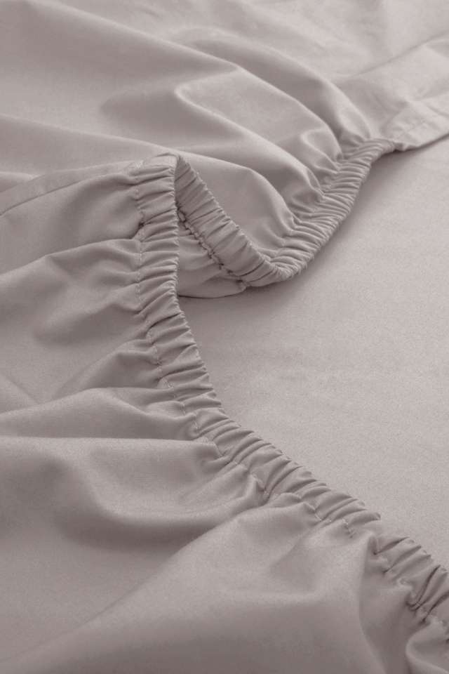 Colorart-Slumber-Solid-Nomad-200-TC-Cotton-Single-Fitted-Sheet-With-1-Pillow-Case