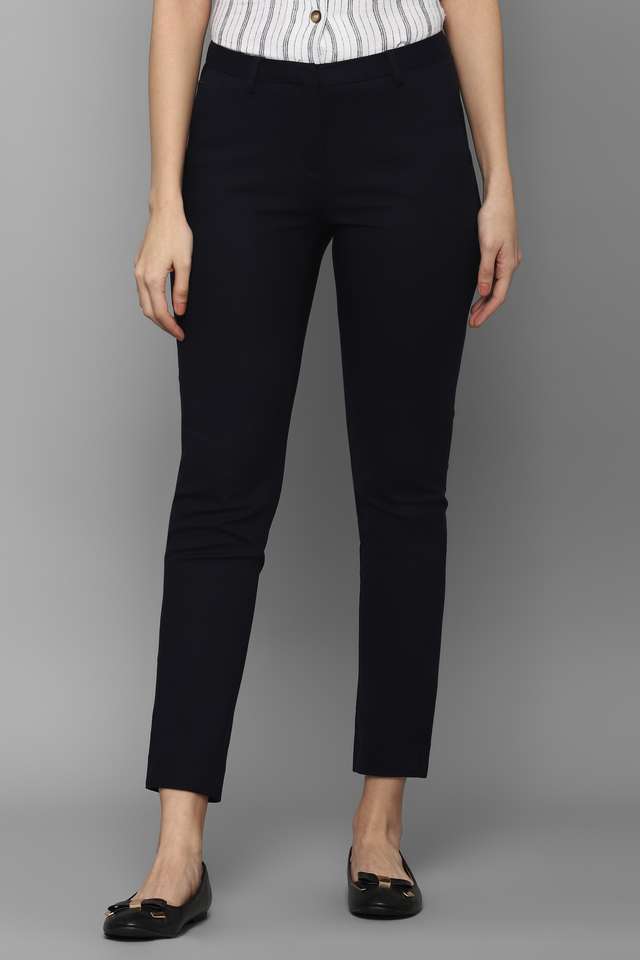 Solid-Regular-Fit-Cotton-Women-Casual-Wear-Trouser