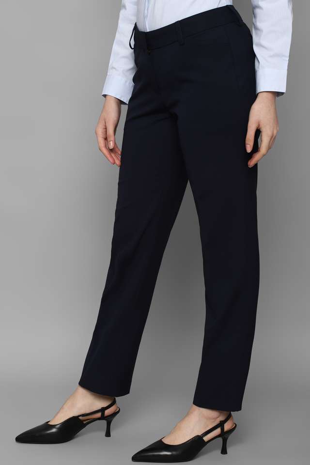 Solid-Regular-Fit-Polyester-Women-Casual-Wear-Trouser