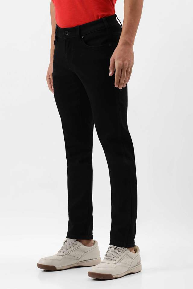 Mid-Wash-Cotton-Blend-Skinny-Fit-Men-s-Jeans