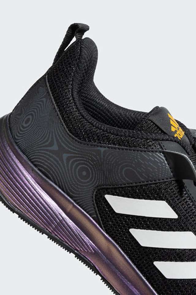 Buy ADIDAS Black runsheen ms Synthetic Lace Up Men's Sport Shoes