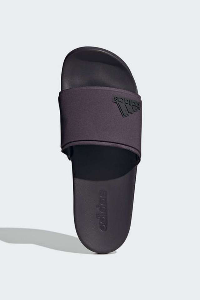 Buy ADIDAS Black Adilette Comfort Textile Slip-on Men's Flip-flops