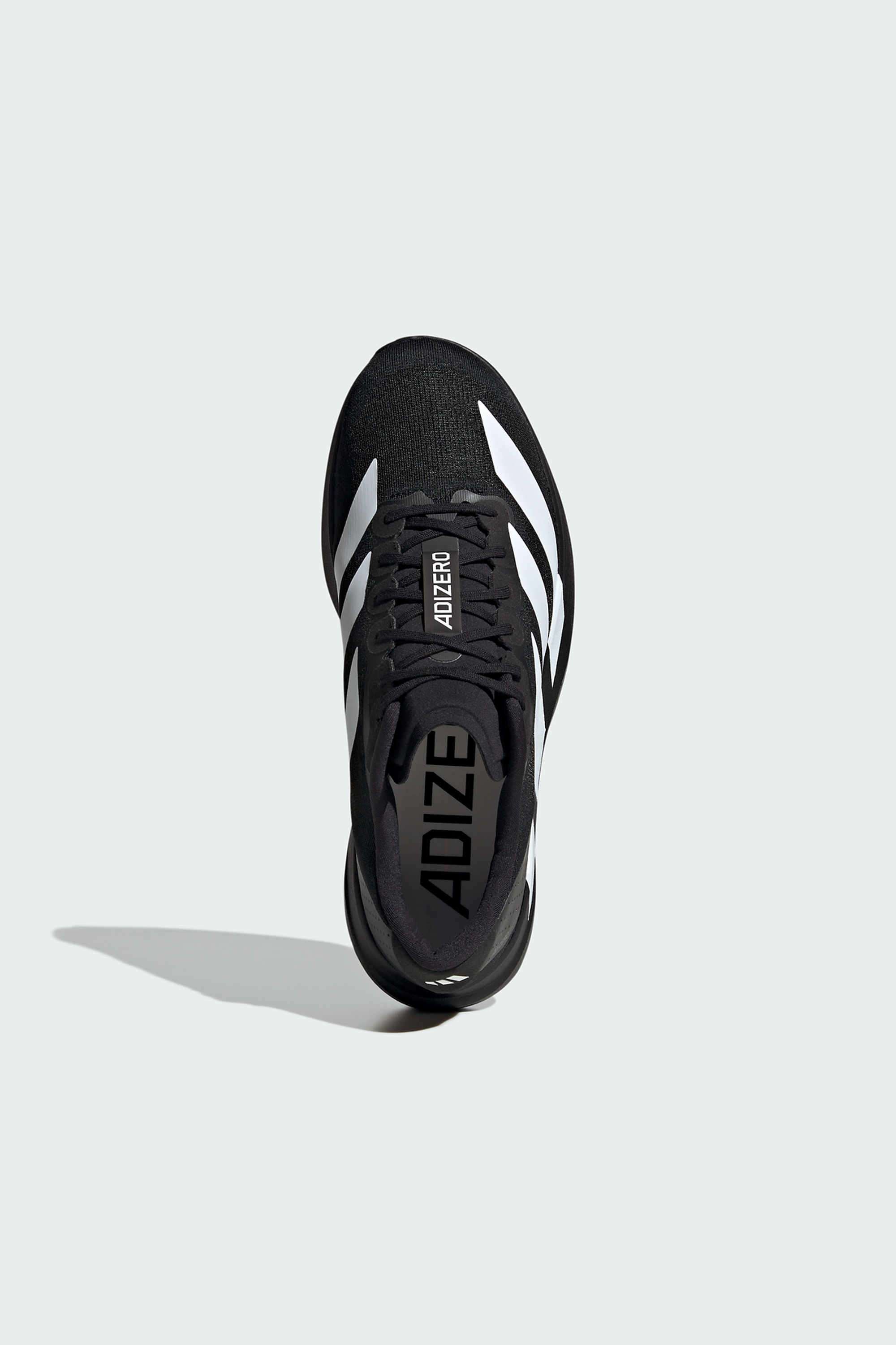 Buy ADIDAS Black Adizero Evo SL Textile Low Tops Lace Up Men's