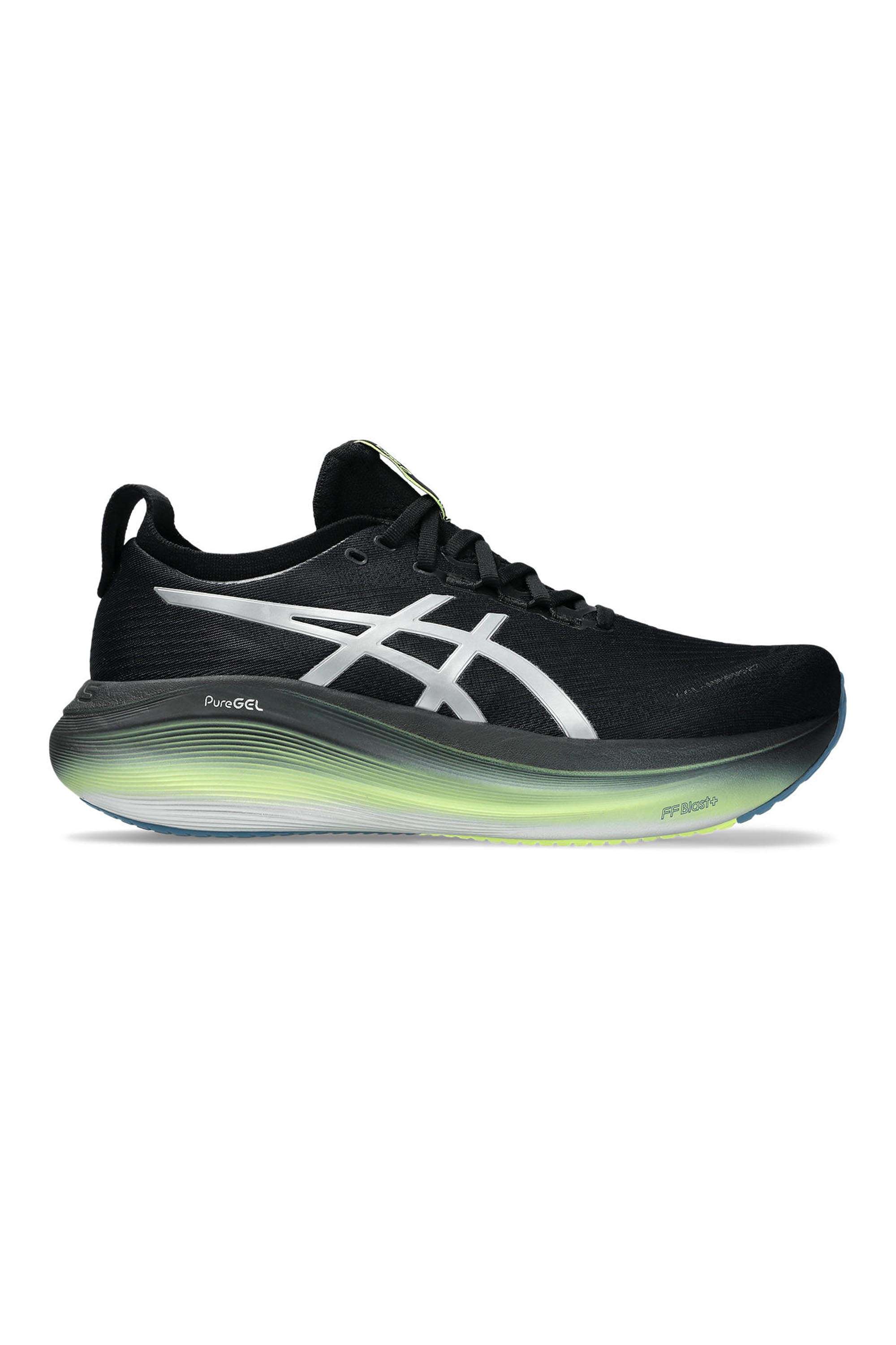 Buy Asics Black GEL-NIMBUS 27 LUXE Synthetic Lace Up Men's Sports