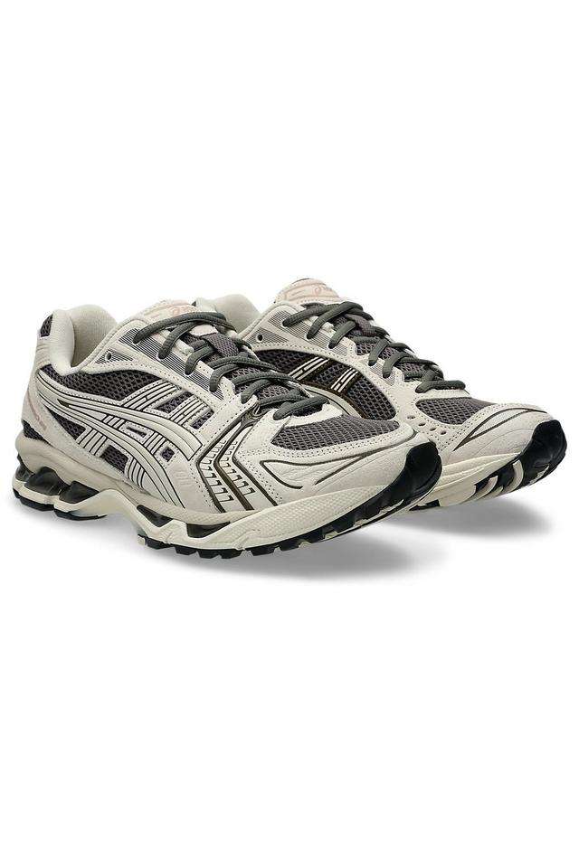 GEL-KAYANO-14-Synthetic-Leather-Unisex-Sports-Shoes---Truffle-Grey/Oatmeal
