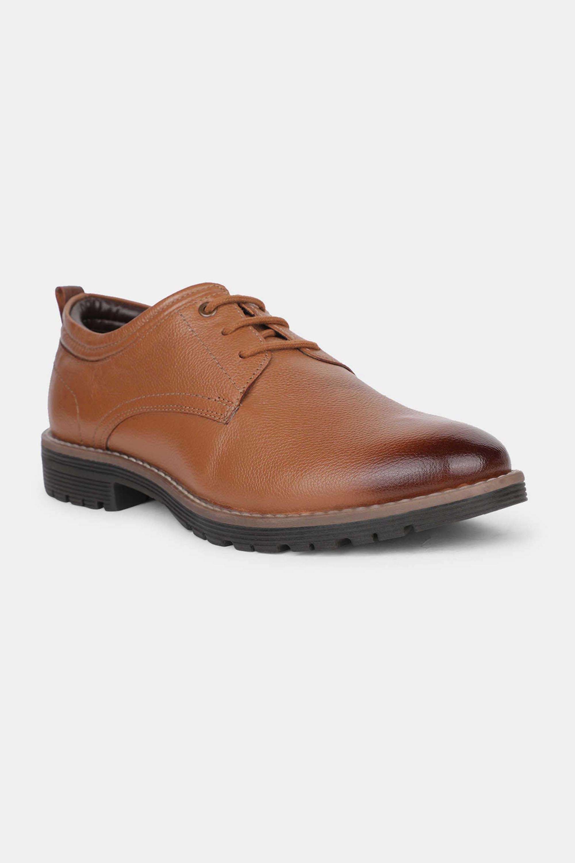 Knox-Derby-Leather-Low-Tops-Lace-Up-Men-s-Formal-Shoes