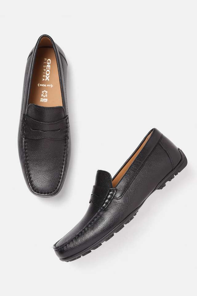 Geox U KOSMOPOLIS GRIP - Moccasins - Black - Zalando