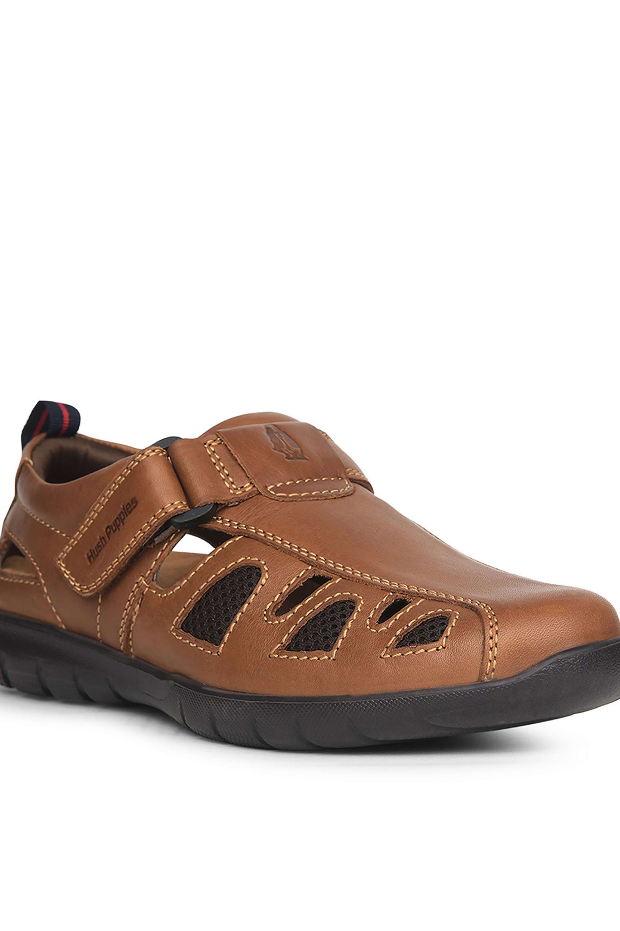 Richard Fisherman Leather Low Tops Velcro Men's Sandals