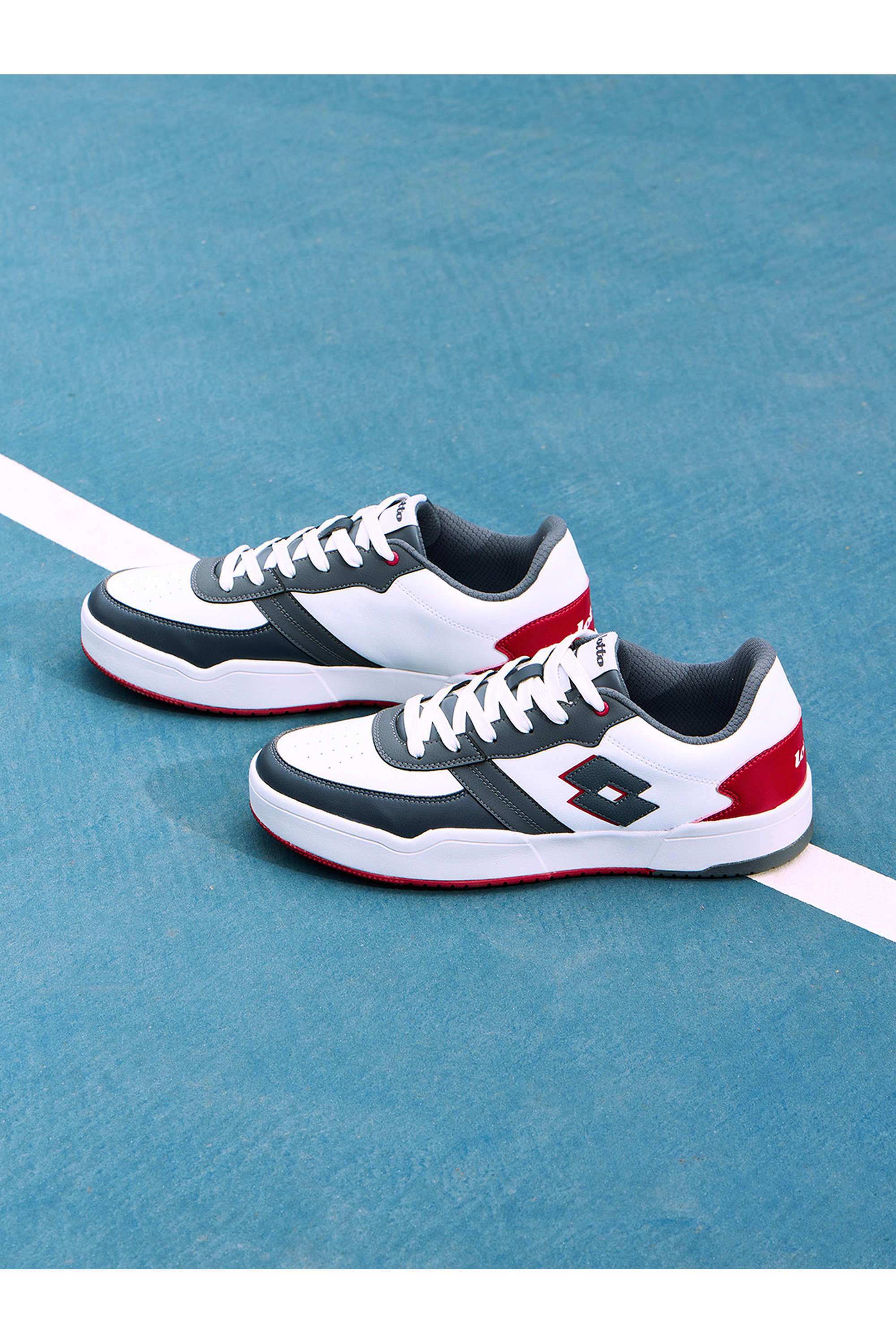Hoop-Star-Citta-Synthetic-Leather-Low-Tops-Lace-Up-Men-s-Sneakers