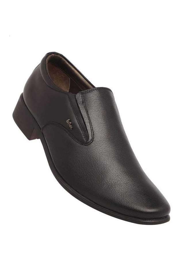 Buy Lee Cooper Black Leather Regular Slipon Mens Formal Shoes