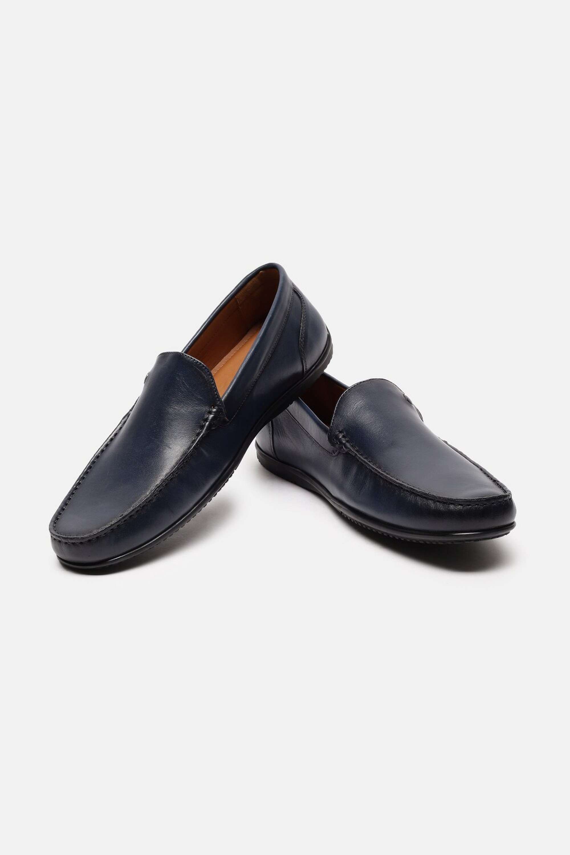 Leather-Low-Tops-Lace-Up-Men-s-Loafers