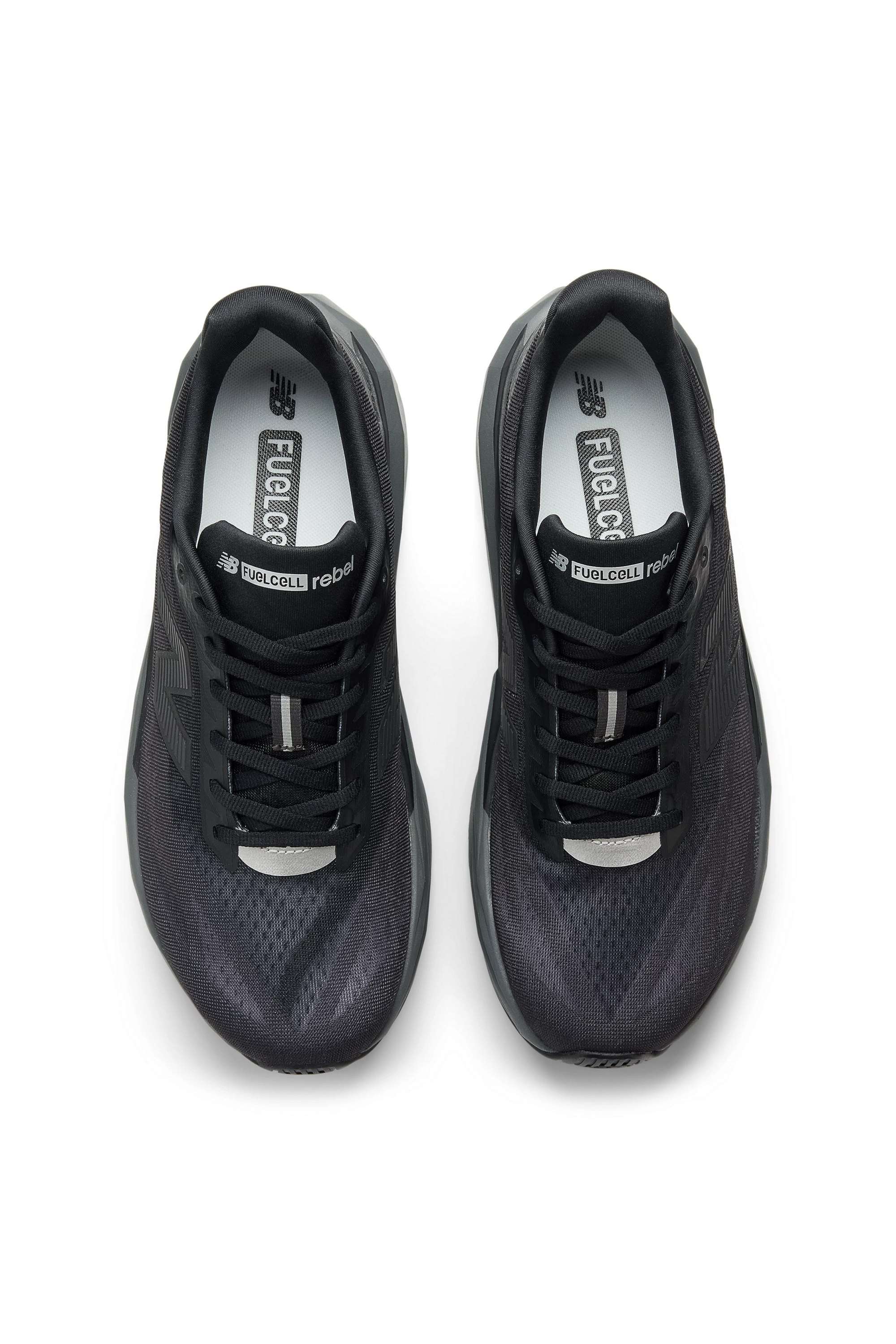 Buy New Balance Black FuelCell Rebel V5 Synthetic Mesh Mid Tops