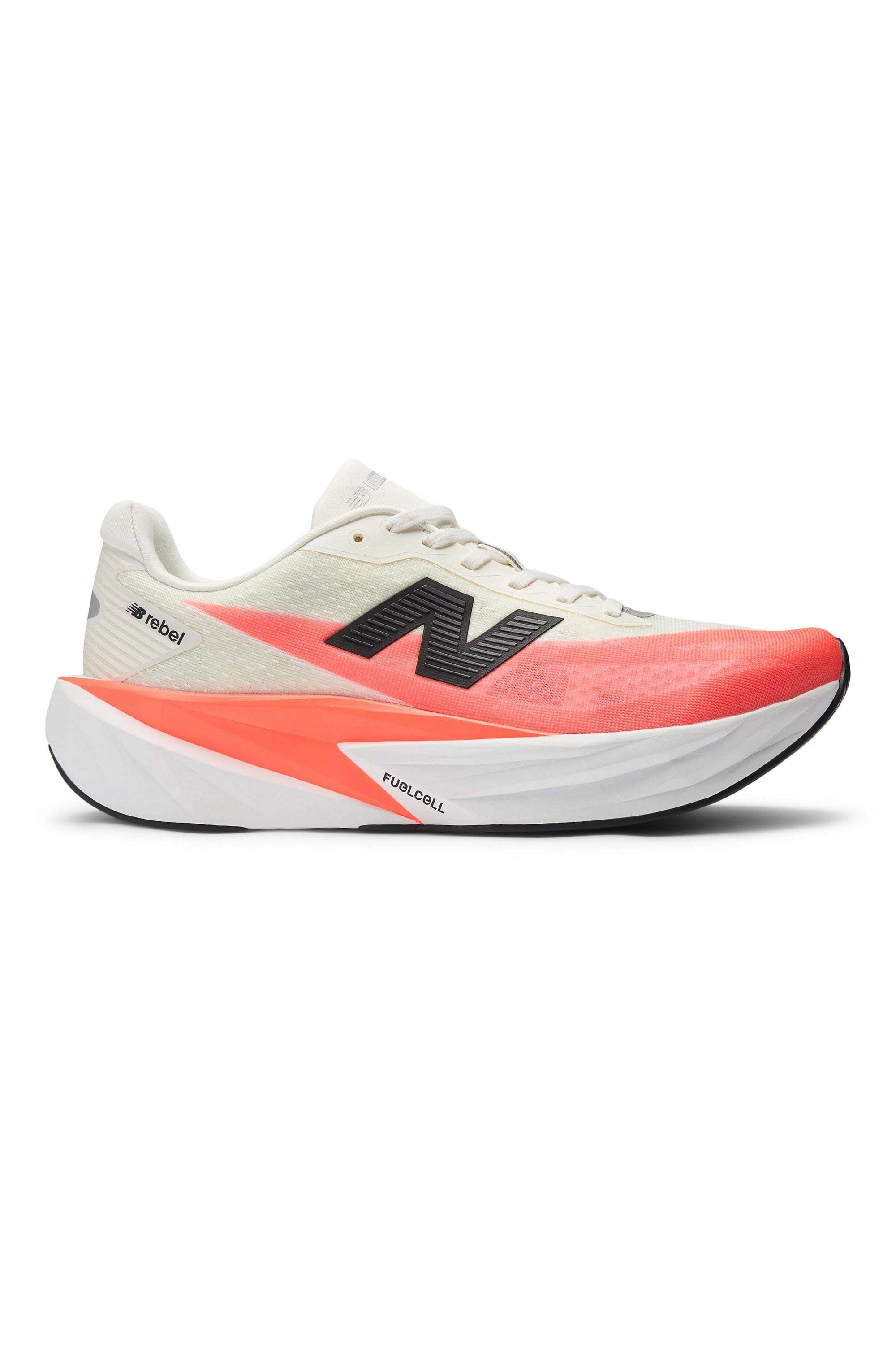 Buy New Balance red FuelCell Rebel V5 Synthetic Mesh Mid Tops Lace