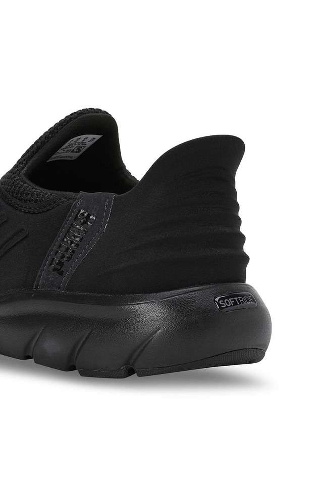 Buy Puma Black Softride Flex Ease In WD Textile Slip-on Men's