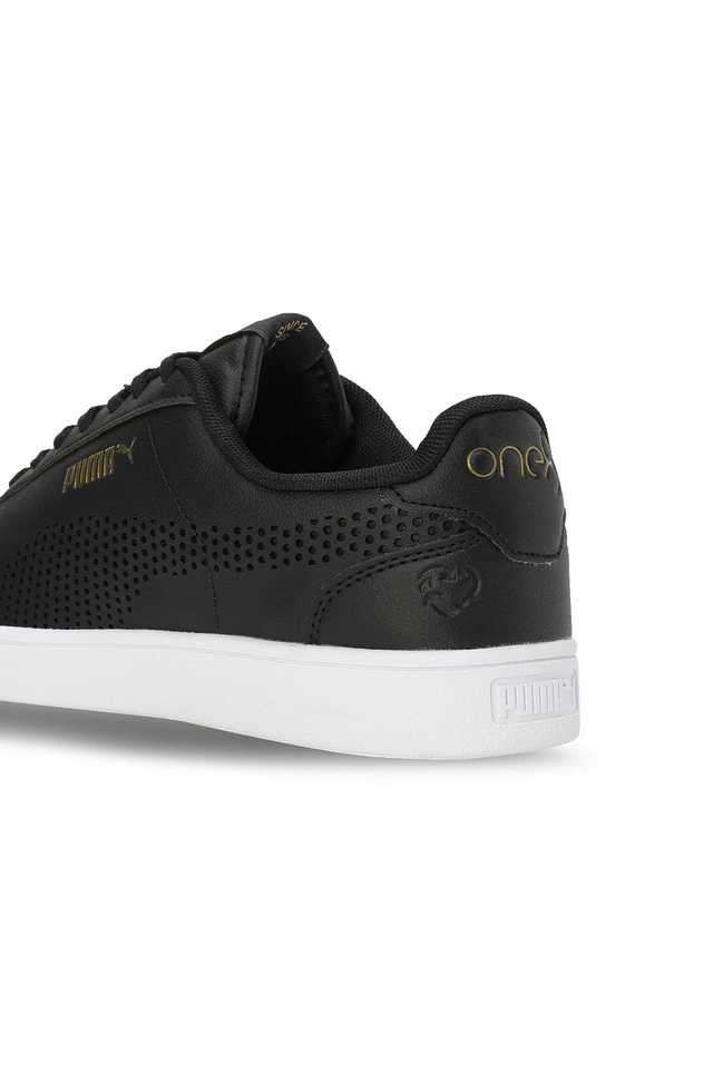 Buy Puma Black Shuffle One8 V4 Synthetic Lace Up Men's Sneakers