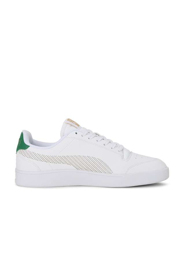 Buy Puma White Shuffle One8 V2 Better Synthetic Leather Low Boot