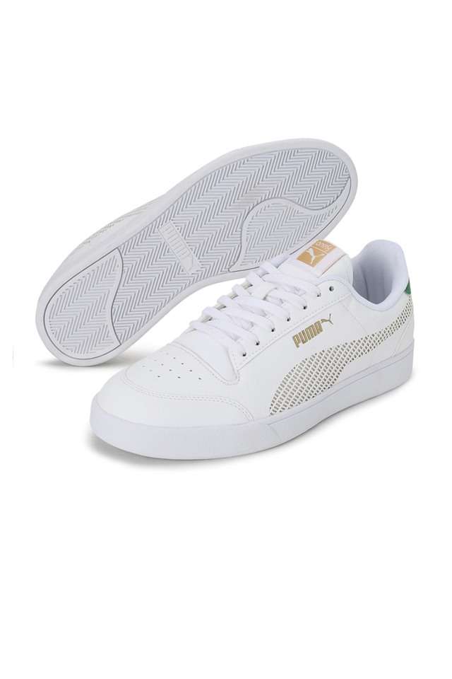 Buy Puma White Shuffle One8 V2 Better Synthetic Leather Low Boot