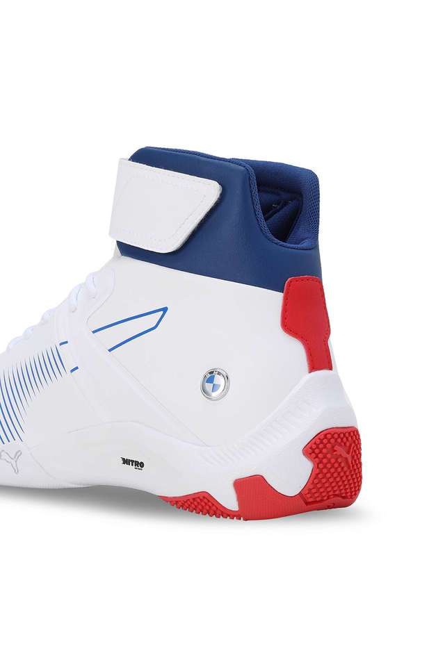 Buy Puma White Bmw Mms A3Rokart Mid Synthetic Lace Up Men's Sports