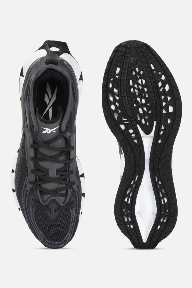 Buy Reebok Grey Zig Kinetica 3 Rubber Lace Up Unisex Sports Shoes