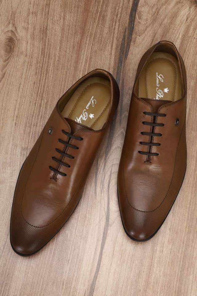 Louis Philippe Buy Brown Shoes Buy Louis Philippe Orange Leather