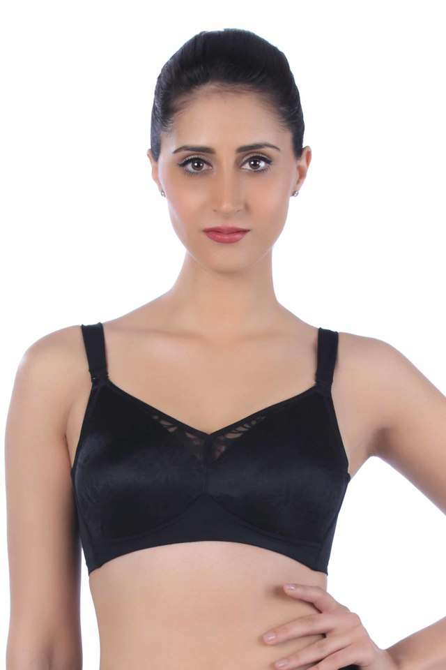 Non-Wired-Fixed-Straps-Non-Padded-Women-s-Every-Day-Bra