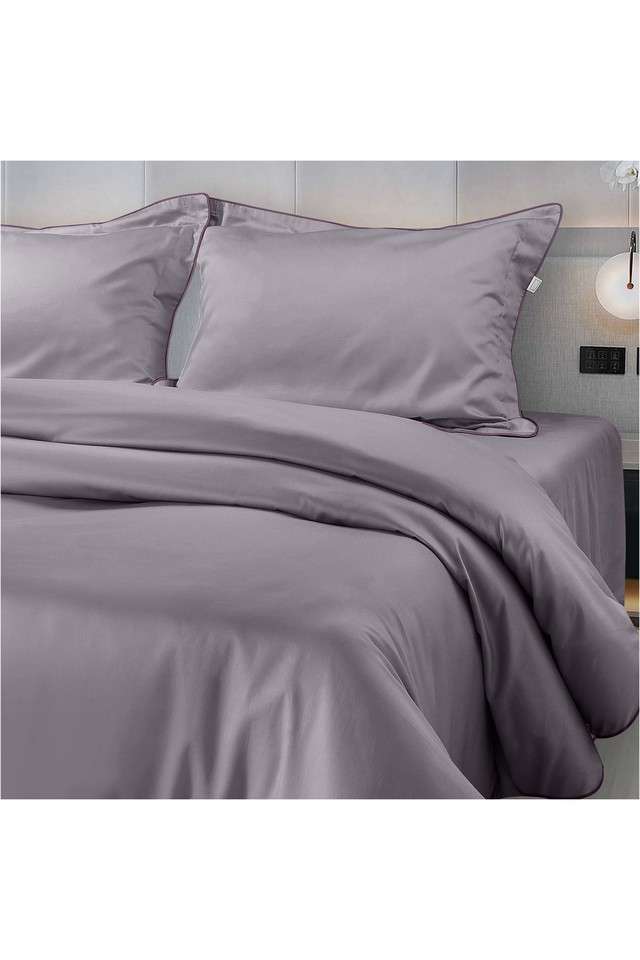 Yogalife-Italian-Cotton-500-TC-King-Bed-Sheet-with-2-Pillow-Covers---Lilac